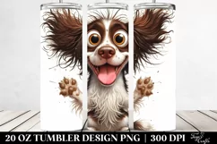 Crazy Looking English Springer Spaniel | 20 Oz Tumbler Product Image 2