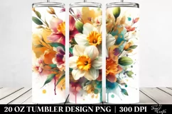 Vibrant Bouquet Gold Foil | 20 Oz Tumbler Product Image 2