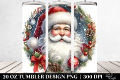 Christmas Santa Tumbler | 20 oz Tumbler Product Image 2