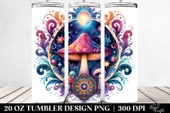 Magical Celestial Mushroom 20 Oz Tumbler Product Image 2