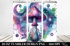 Magical Celestial Mushroom 20 Oz Tumbler Product Image 2