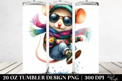 Cute Baby Mouse Modest 20 Oz Tumbler Product Image 2