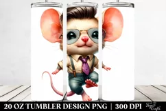 Cute Baby Mouse Modest 20 Oz Tumbler Product Image 2