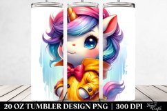 Happy Baby Unicorn | 20 oz Tumbler Product Image 2