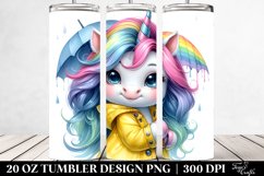 Happy Baby Unicorn | 20 oz Tumbler Product Image 2