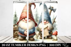 Vintage Funny Gnome | 20 oz Tumbler Product Image 2