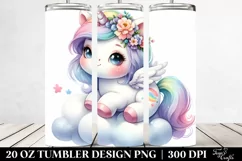 Cute Baby Unicorn from | 20 Oz Tumbler Product Image 2
