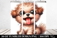 Crazy Looking Bichpoo Smiling | 20 Oz Tumbler Product Image 2