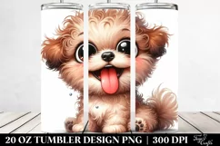 Crazy Looking Bichpoo Smiling | 20 Oz Tumbler Product Image 2