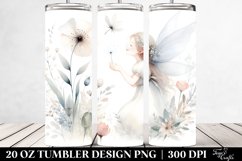 Washed Whimsical Fairy | 20 oz Tumbler Product Image 2