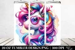 Cute Baby Unicorn | 20 oz Tumbler Product Image 2