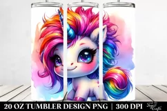 Cute Baby Unicorn | 20 oz Tumbler Product Image 2