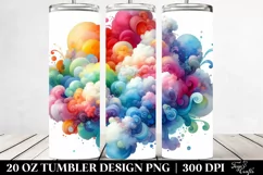Colorful Vibrant Cloud | 20 Oz Tumbler Product Image 2
