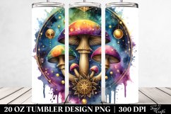 Magical Celestial Mushroom 20 Oz Tumbler Product Image 2