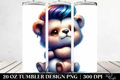 Cute Baby Bear Sitting Proud | 20 oz Tumbler Product Image 2