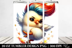 Cute Baby Chicken Jumping Funny | 20 oz Tumbler Product Image 2