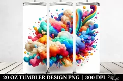 Colorful Vibrant Cloud | 20 Oz Tumbler Product Image 2