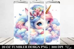 Baby Unicorn Cloud | 20 Oz Tumbler Product Image 2