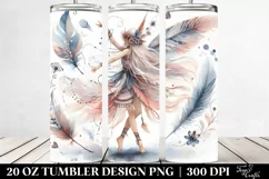 Boho Fairy Clipart 20 Oz Tumbler Product Image 2
