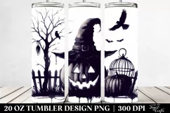 Simple Vintage Halloween Specter | 20 oz Tumbler Product Image 2