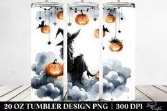 Simple Halloween Witch Tumbler | 20 oz Tumbler Product Image 2