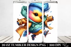Cute Vibrant Bird 20 Oz Tumbler Product Image 2