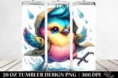 Cute Baby Bird Revolted 20 Oz Tumbler Product Image 2