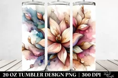 Abstract Pastel Wooden Magnolia Clipart Product Image 2