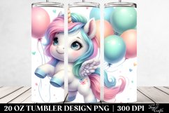 Baby Unicorn Dancing | 20 Oz Tumbler Product Image 2