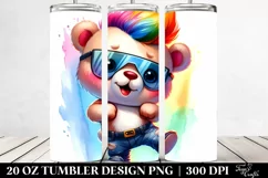 Cute Baby Bear Dancing | 20 oz Tumbler Product Image 2