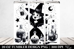 Excited Gothic Witch Tumbler | 20 oz Tumbler Product Image 2