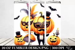 Simple Funny Masquerade Halloween 20 Oz Tumbler Product Image 2