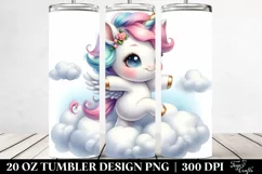 Cute Baby Unicorn as Dancer | 20 Oz Tumbler Product Image 2
