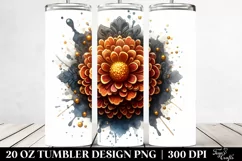 Wooden Stained Marigold | 20 Oz Tumbler Product Image 2