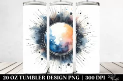 Abstract Sun Watercolor | 20 Oz Tumbler Product Image 2