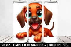 Cute Baby Rhodesian Ridgeback | 20 Oz Tumbler Product Image 2