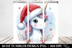 Cute Watercolor Unicorn Clipart Product Image 2