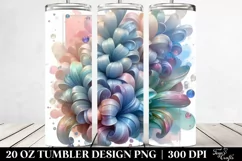 Glossy Abstract Hyacinth Clipart 20 Oz Tumbler Product Image 2