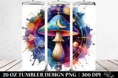 Magical Celestial Mushroom 20 Oz Tumbler Product Image 2