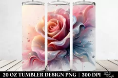 Glossy Rose Tumbler | 20 oz Tumbler Product Image 2