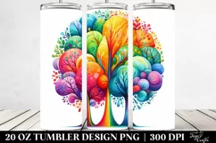 Colorful Rainbow Trees | 20 oz Tumbler Product Image 2