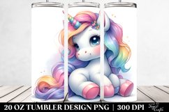 Cute Baby Unicorn Hero | 20 oz Tumbler Product Image 2