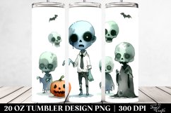 Funny Halloween Undead 20 Oz Tumbler Product Image 2