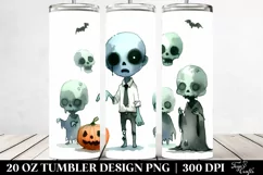Funny Halloween Undead 20 Oz Tumbler Product Image 2