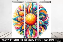 Whimsical Vibrant Sun | 20 oz Tumbler Product Image 2