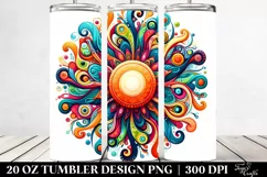 Whimsical Vibrant Sun | 20 oz Tumbler Product Image 2