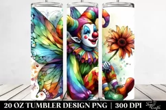 Funny Fairy Vibrant Drawing | 20 oz Tumbler Product Image 2
