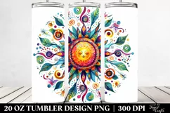 Whimsical Colorful Sun | 20 Oz Tumbler Product Image 2