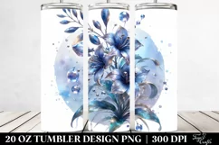 Glossy Lobelia | 20 Oz Tumbler Product Image 2