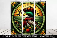 Stained Duck Clipart 20 Oz Tumbler Product Image 2